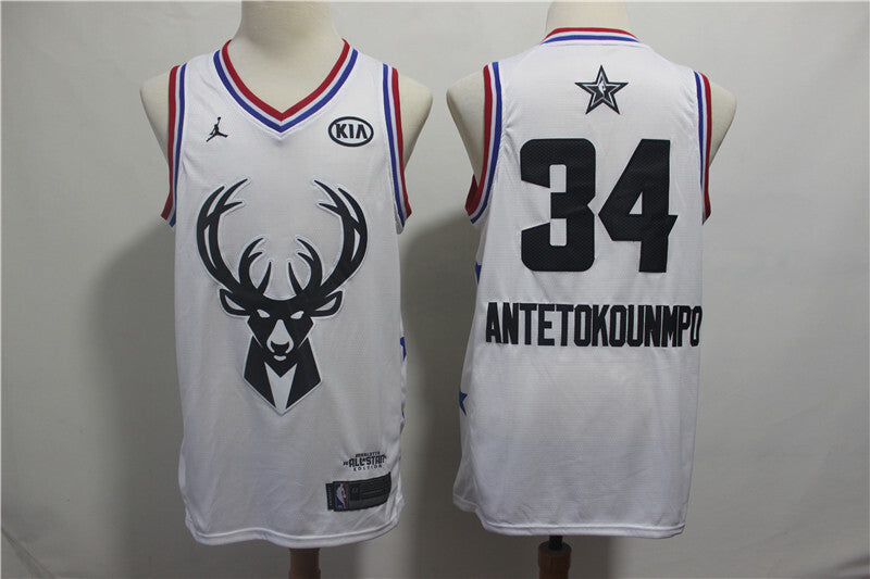 Milwaukee Bucks #34 Giannis Antetokounmpo Style 2