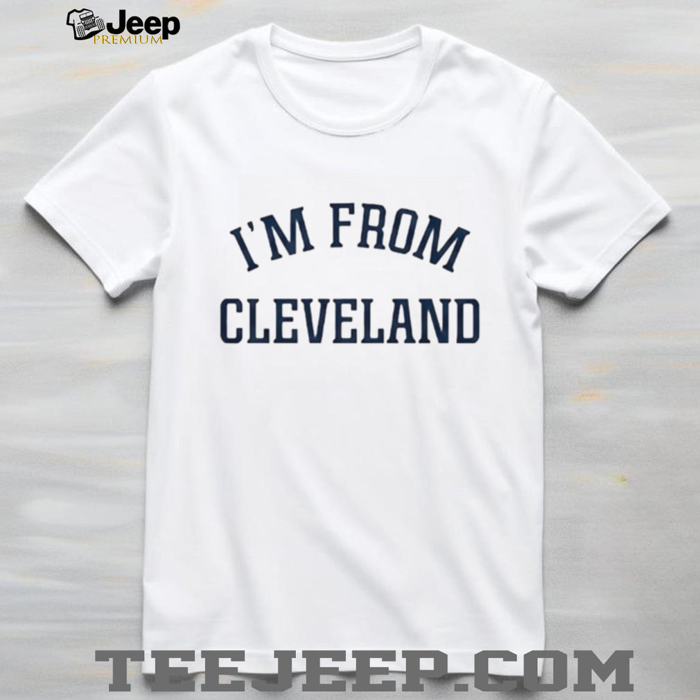 Minimalist I Am From Cleveland City Pride State Graphic T Shirt