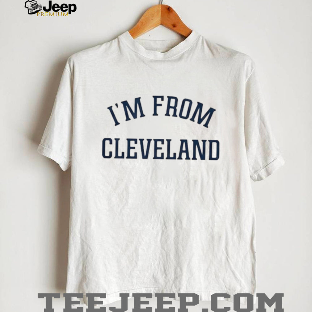 Minimalist I Am From Cleveland City Pride State Graphic T Shirt