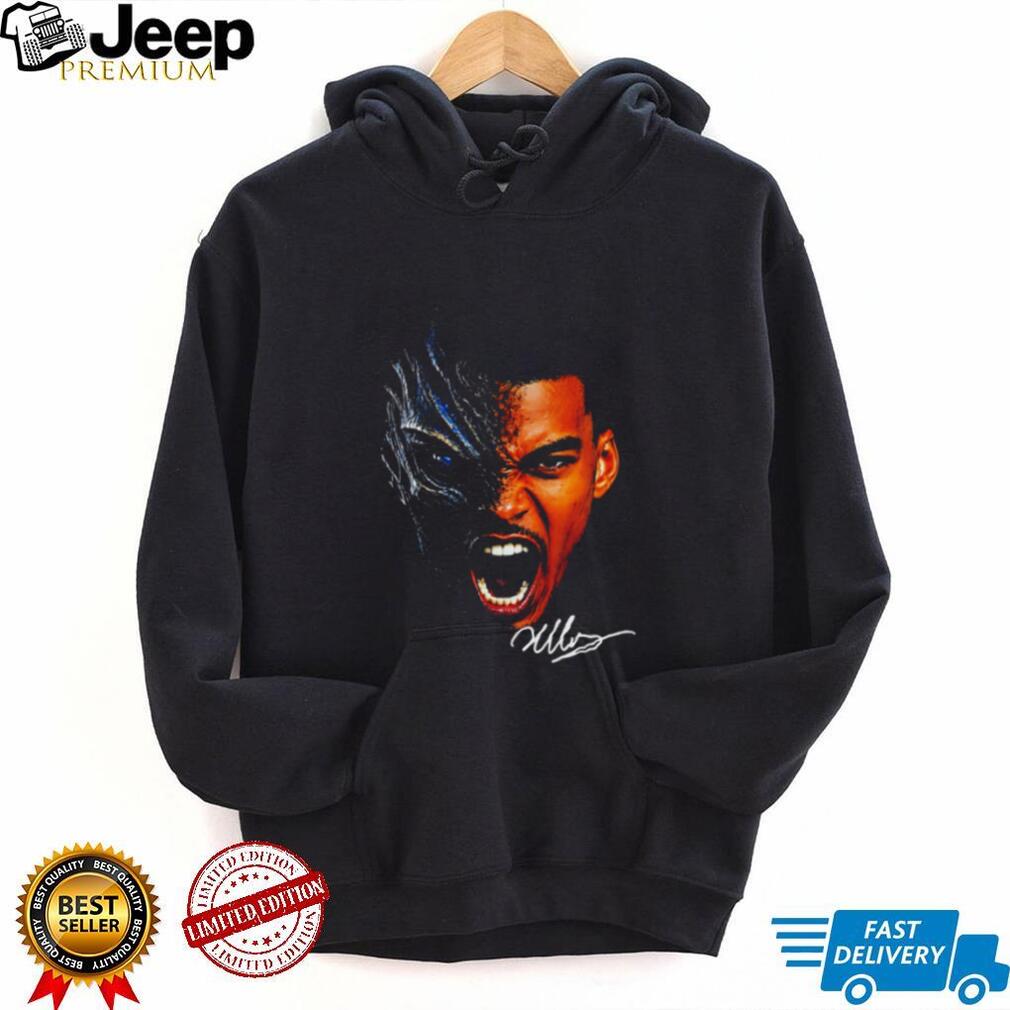 Minnesota Timberwolves Anthony Edwards featuring Venom graphic shirt