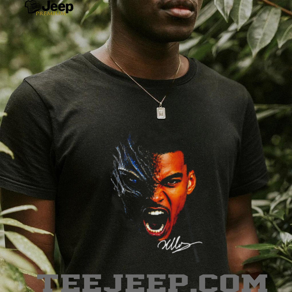 Minnesota Timberwolves Anthony Edwards featuring Venom graphic shirt