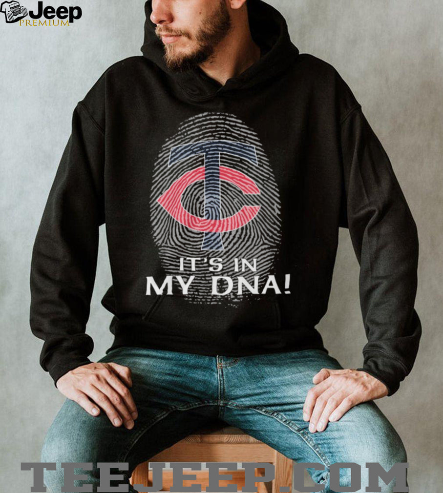 Minnesota Twins Baseball “It’s In My DNA” Fingerprint Graphic T Shirt