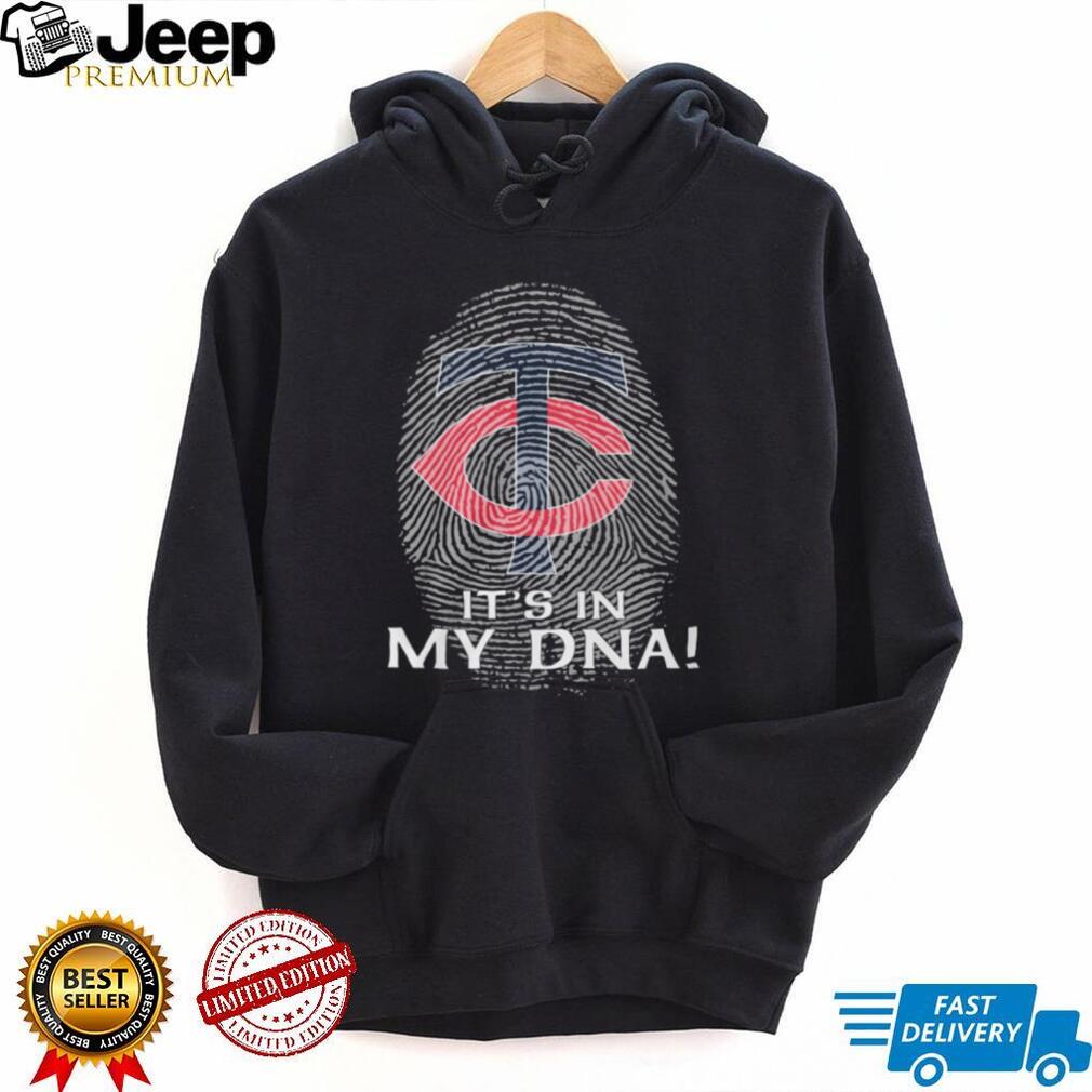 Minnesota Twins Baseball “It’s In My DNA” Fingerprint Graphic T Shirt