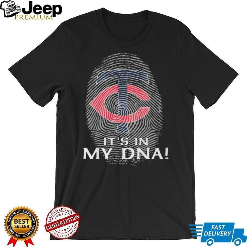 Minnesota Twins Baseball “It’s In My DNA” Fingerprint Graphic T Shirt