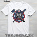 Minnesota Twins Firefighter FD First Responder Baseball Fans Vintage Men Women White T Shirt