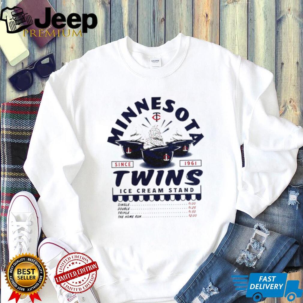 Minnesota Twins Ice Cream Stand Vintage Baseball Logo T Shirt