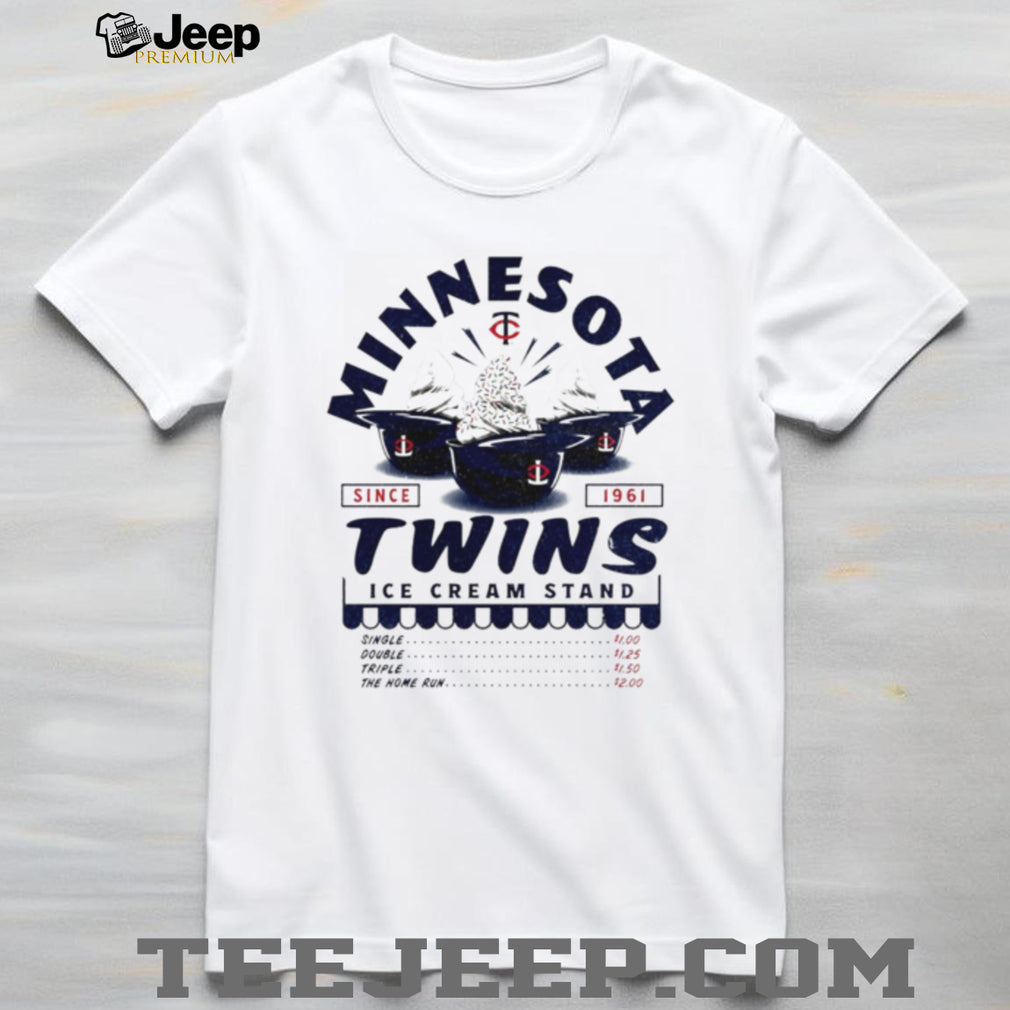 Minnesota Twins Ice Cream Stand Vintage Baseball Logo T Shirt