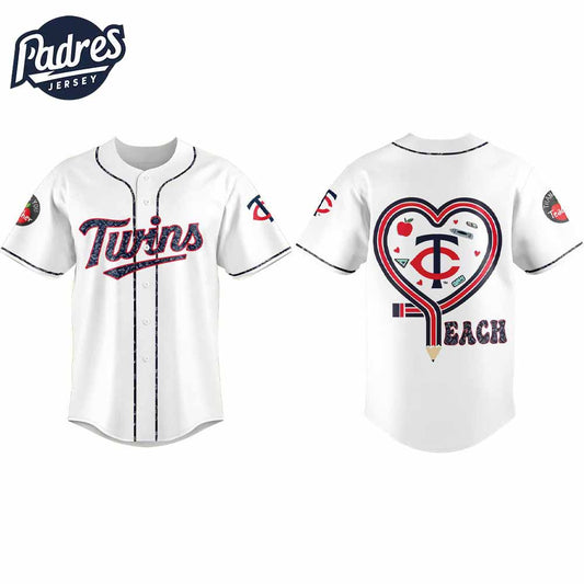 Minnesota Twins Teacher Night Baseball Jersey 2025 Outfit - Padres Jersey Oasis: Elevate Your Baseball Style... (Image 1)