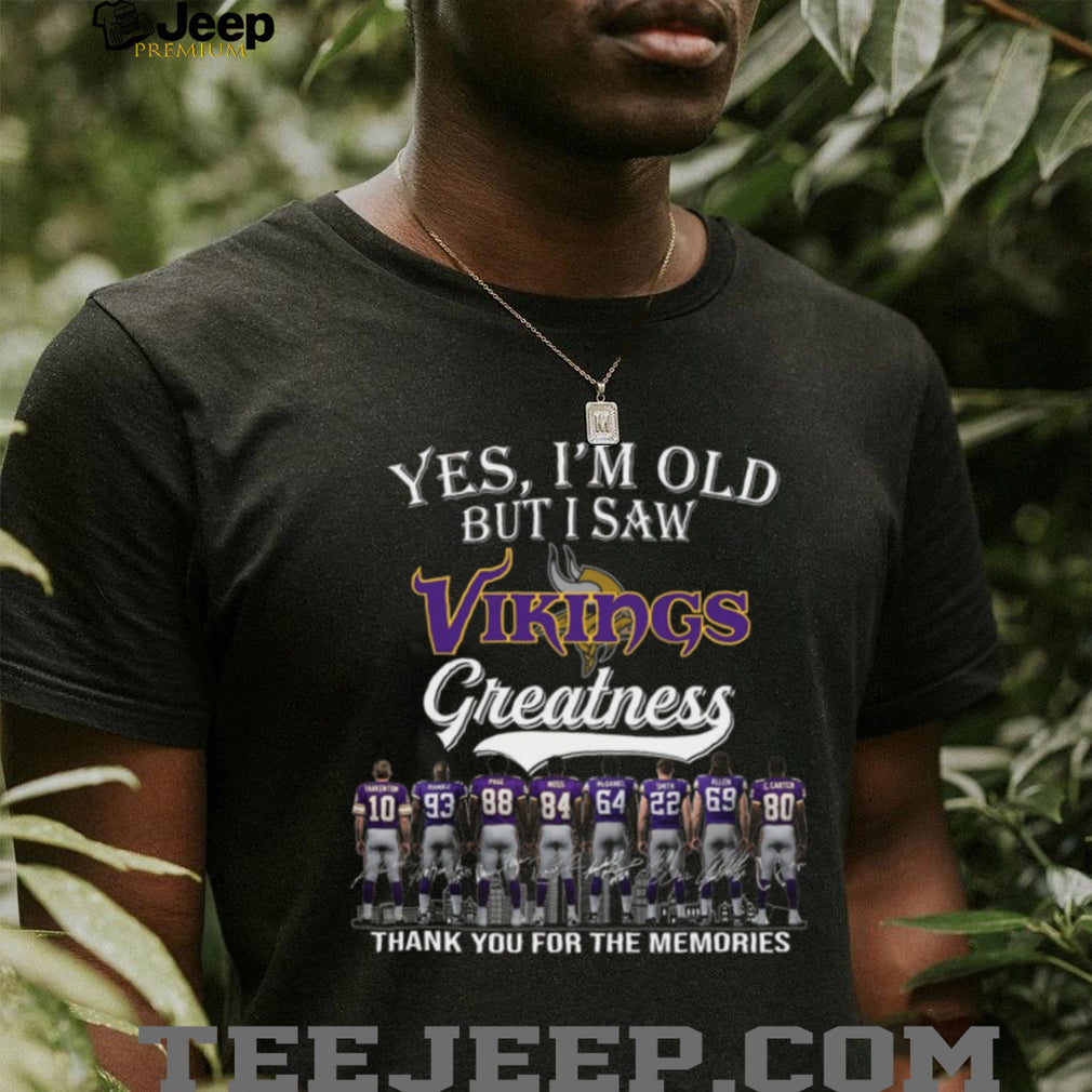 Minnesota Vikings Football Legends Retro Vintage Style Men Women Fans Greatness Shirt
