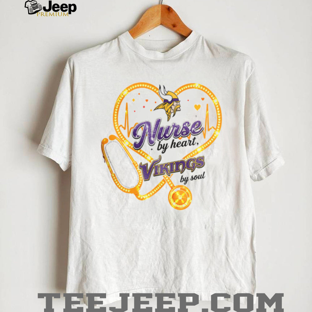 Minnesota Vikings Nurse T Shirt Vikings Soul Medical Professional Gameday