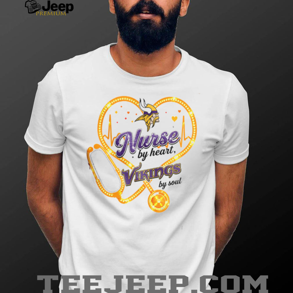 Minnesota Vikings Nurse T Shirt Vikings Soul Medical Professional Gameday
