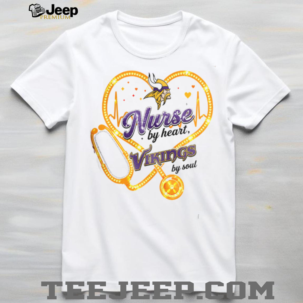 Minnesota Vikings Nurse T Shirt Vikings Soul Medical Professional Gameday
