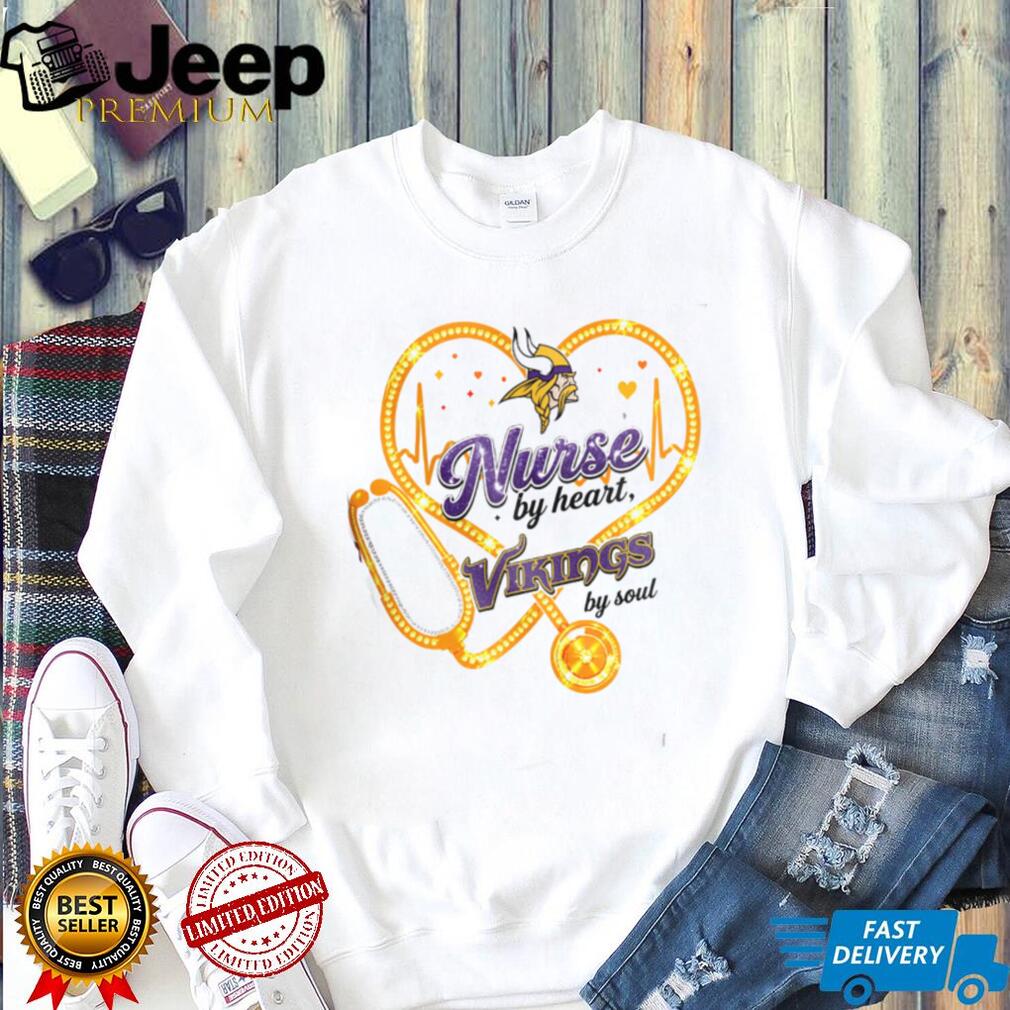 Minnesota Vikings Nurse T Shirt Vikings Soul Medical Professional Gameday