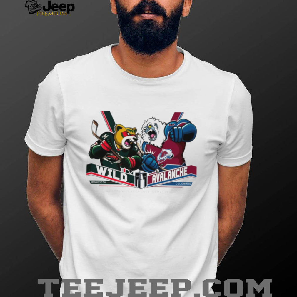 Minnesota Wild vs Colorado Avalanche Western Conference Semifinals 2026 Retro Vintage Men Women Fans T Shirt