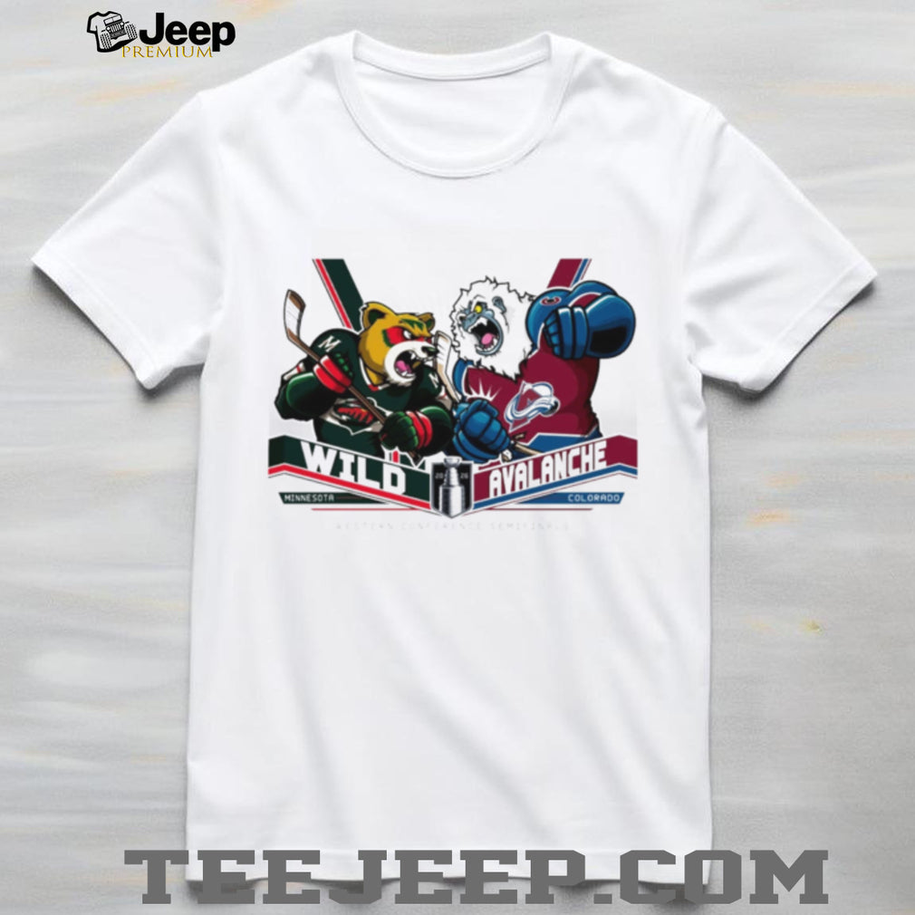 Minnesota Wild vs Colorado Avalanche Western Conference Semifinals 2026 Retro Vintage Men Women Fans T Shirt