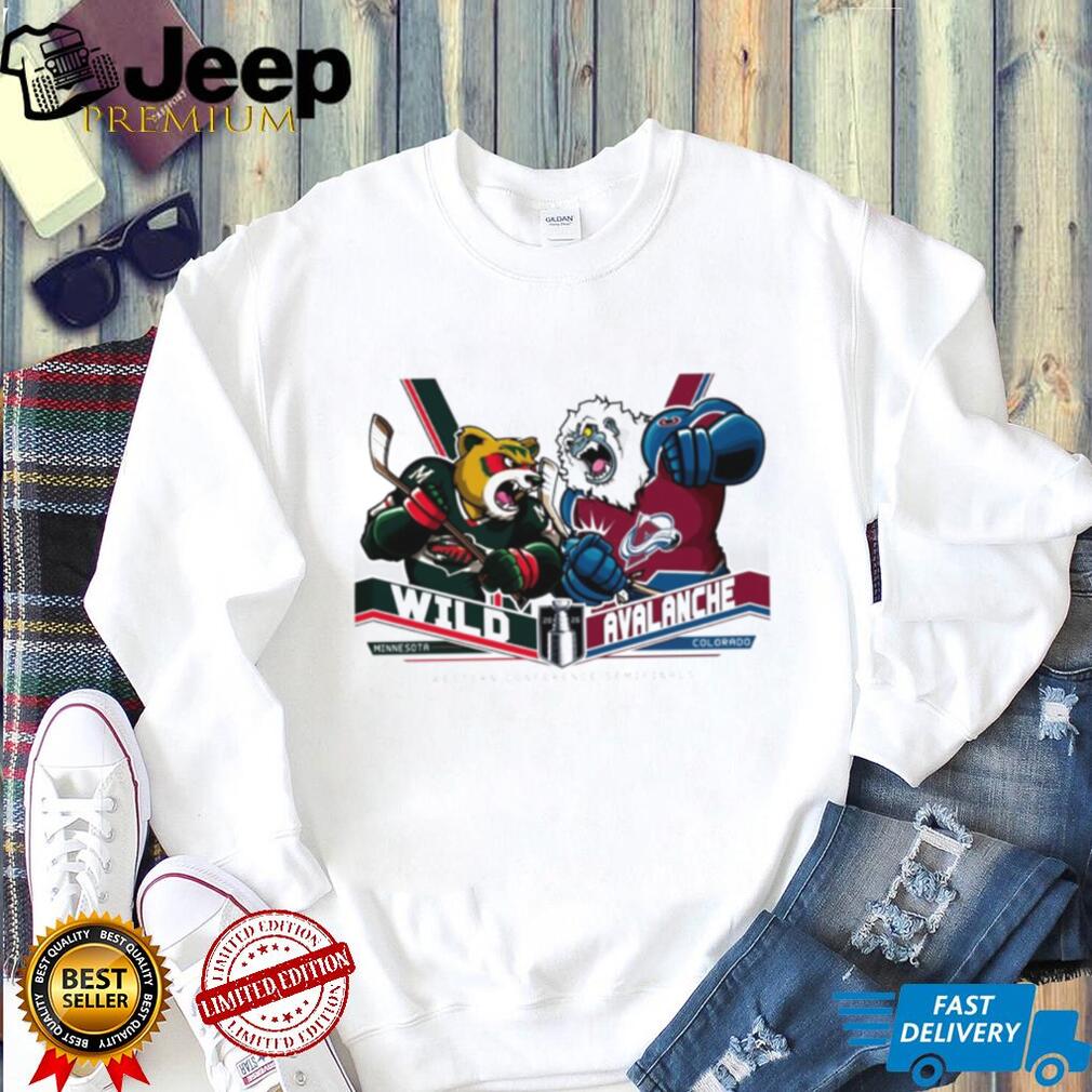 Minnesota Wild vs Colorado Avalanche Western Conference Semifinals 2026 Retro Vintage Men Women Fans T Shirt
