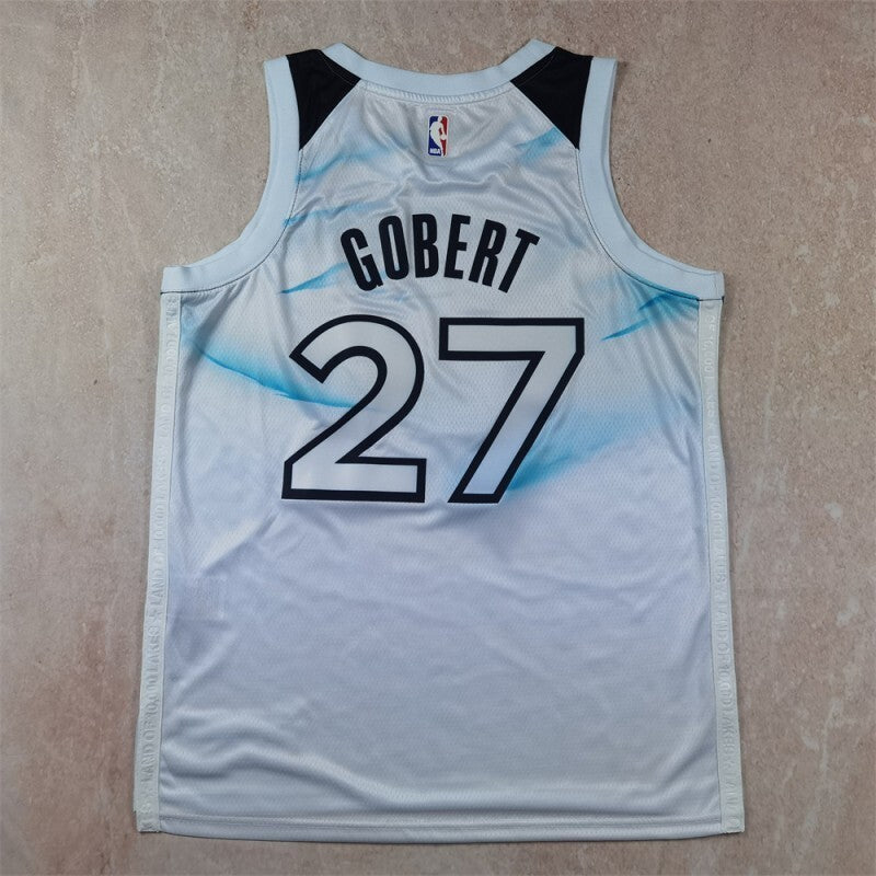 Minnesota Timberwolves #27 Rudy Gobert Hot Press Timberwolves Style 1