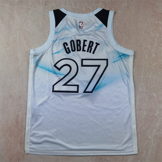 Minnesota Timberwolves #27 Rudy Gobert Hot Press Timberwolves Style 1