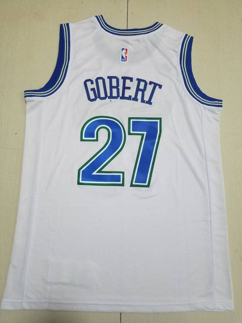 Minnesota Timberwolves #27 Rudy Gobert Timberwolves 27 Classic White s-xxl Style 1