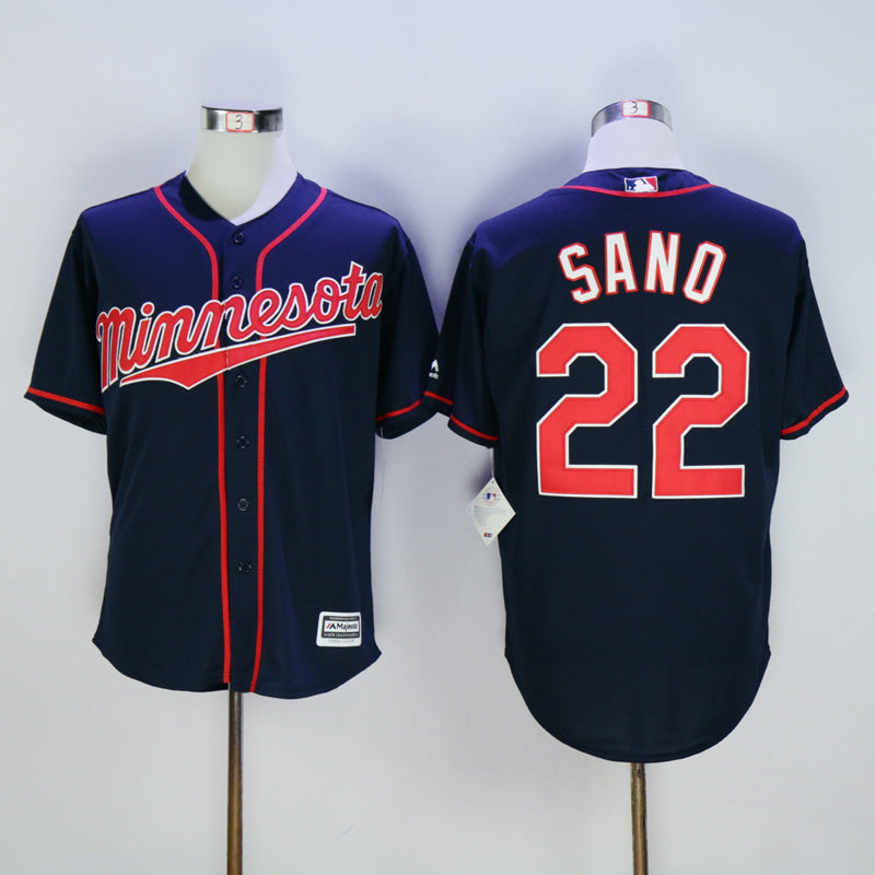 Minnesota Twins #22 Miguel Sano Twins 22 Blue Fan