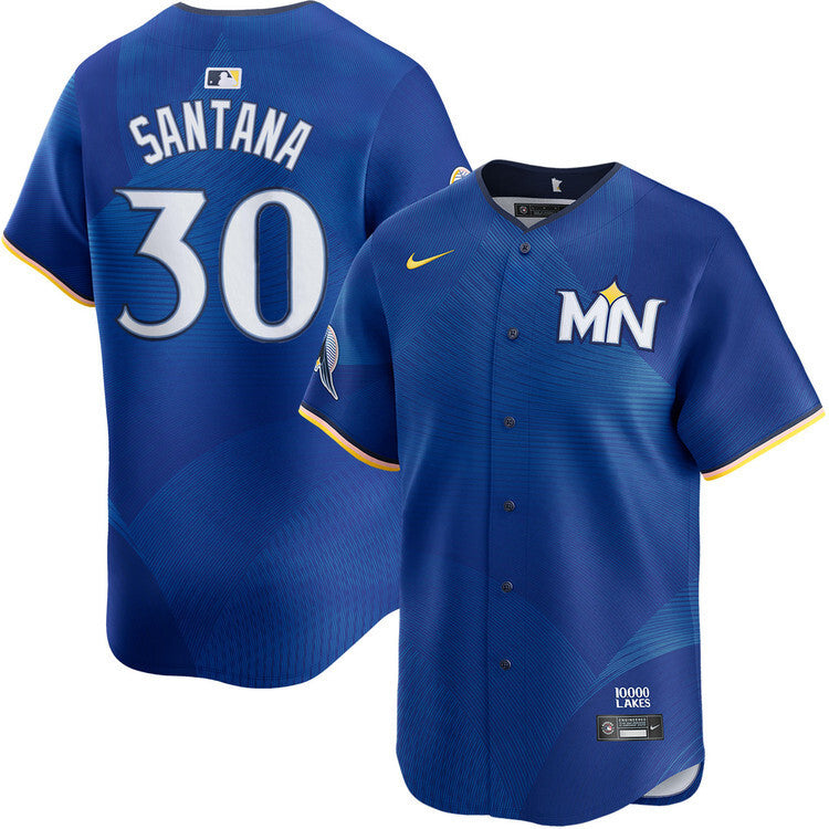 Minnesota Twins #30 Carlos Santana City Connect Limited Jersey