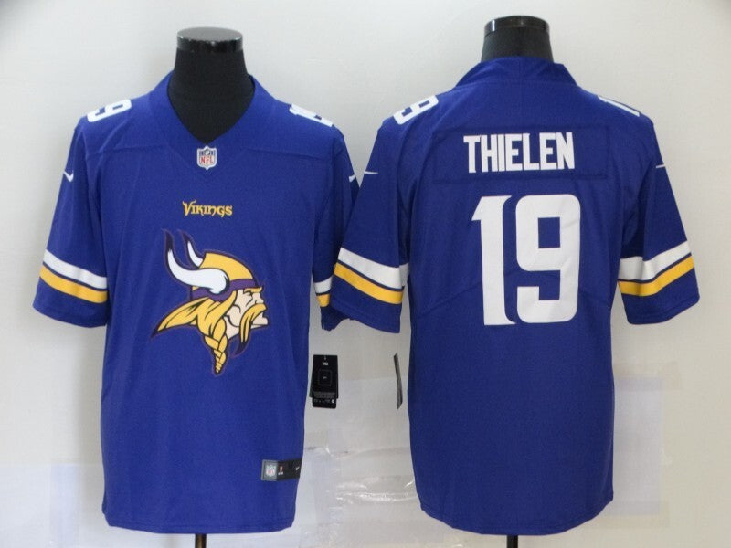 Minnesota Vikings #19 Adam Thielen Big Logo 096
