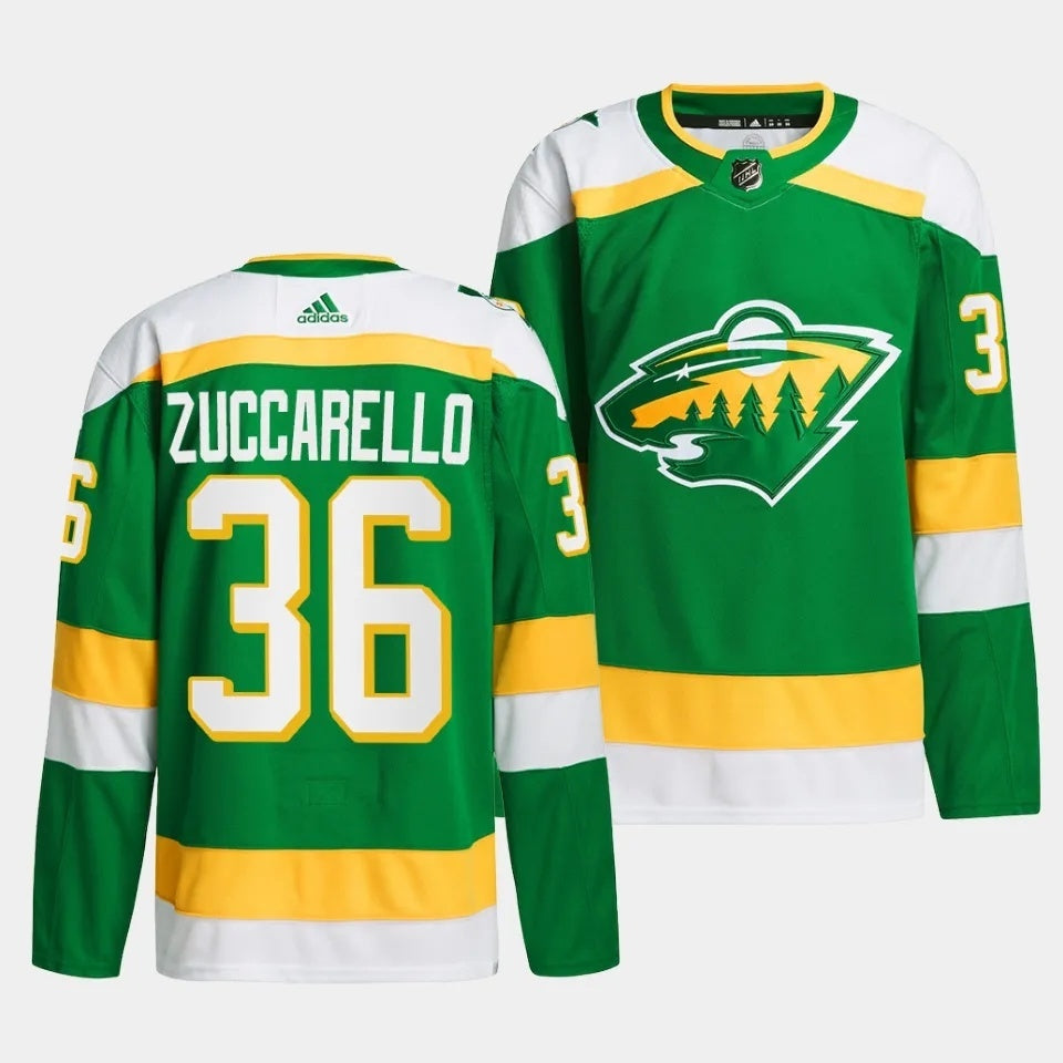 Minnesota Wild #36 Mats Zuccarello 2023-24 The 78s Alternate Green Jersey