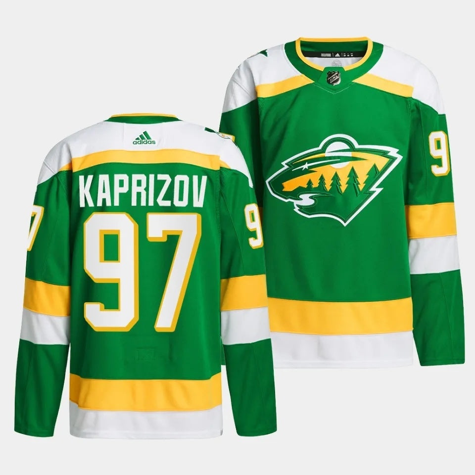 Minnesota Wild #97 Kirill Kaprizov 2023-24 The 78s Alternate Green Jersey