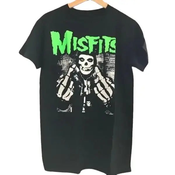 Misfits Cotton T-shirt Short Sleeve Streetwear Cotton Menswear Unisex Tshirt