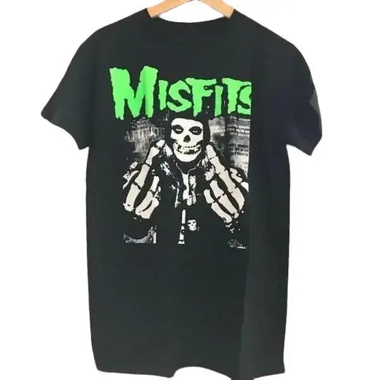 Misfits Cotton T-shirt Short Sleeve Streetwear Cotton Menswear Unisex Tshirt