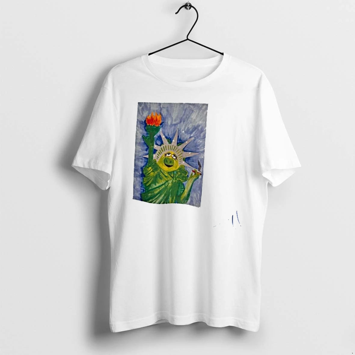 Miss Piggy Statue Of Liberty Smoking Muppets Tshirts Sweater