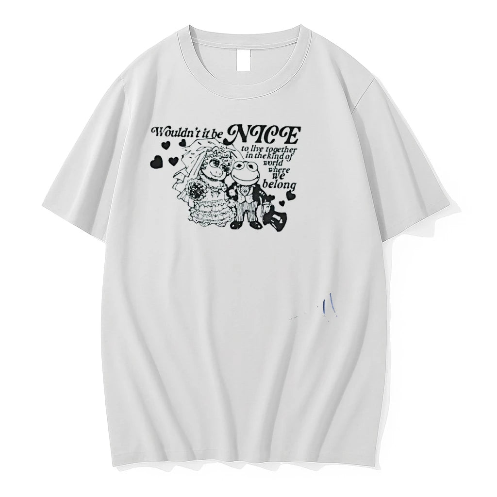 Miss Piggy And Kermit The Frog Wouldnt It Be Nice Wedding Tshirts Sweater