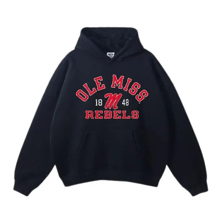 Mississippi Ole Miss Rebels Vintage Masters Hoodie, Football Gift, Graphic Shirt for Men, for Women Tops Casual Long Sleeve