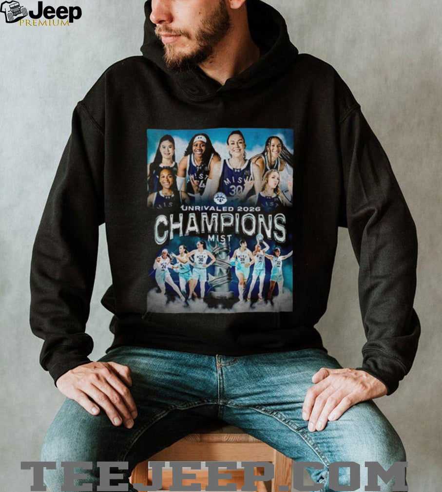 Mist Women’s Basketball Club Unrivaled 2026 Champions T Shirt