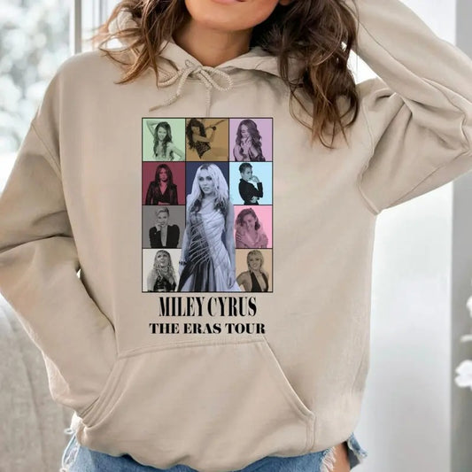 Mmiley Era Tour T Shirt, Pop Star Shirt, Montanaa Outfit, Iconic Singer Top, Unisex Sweater Pullover Tee