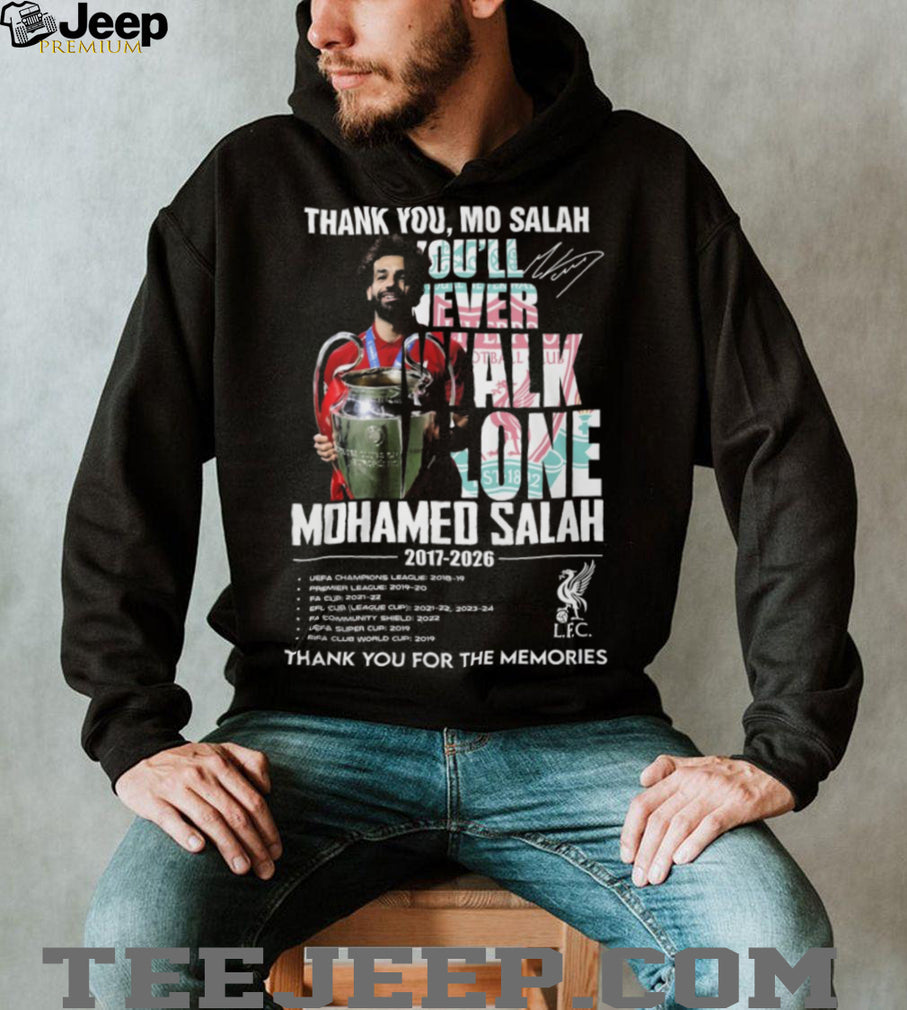 Mo Salah Liverpool You’ll Never Walk Alone Legend Memories T Shirt