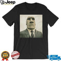 Moai Statue in a Suit Meme Easter Island T Shirt