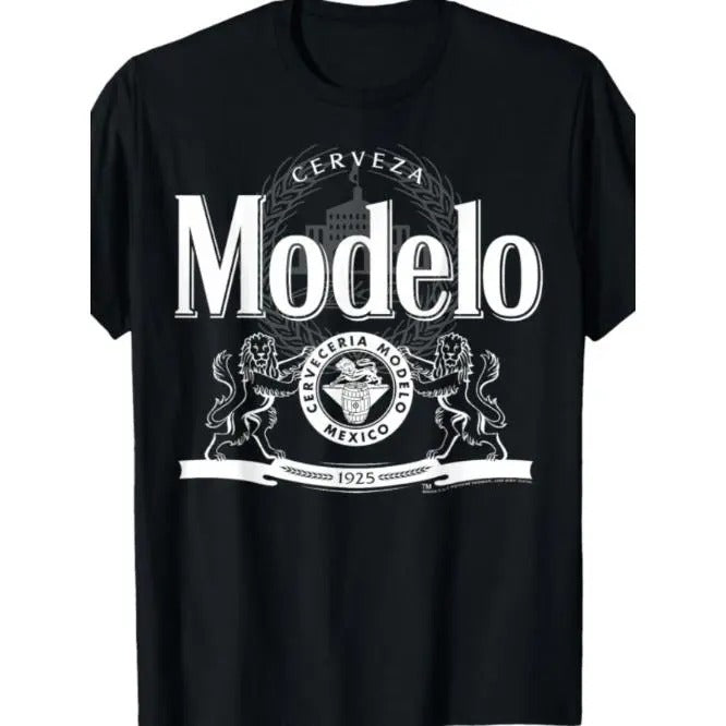 Modelo Man T-Shirt for Men - Eye-Catching, Cotton Fabric Tee Short Sleeve, Funny Graphic Made in USA
