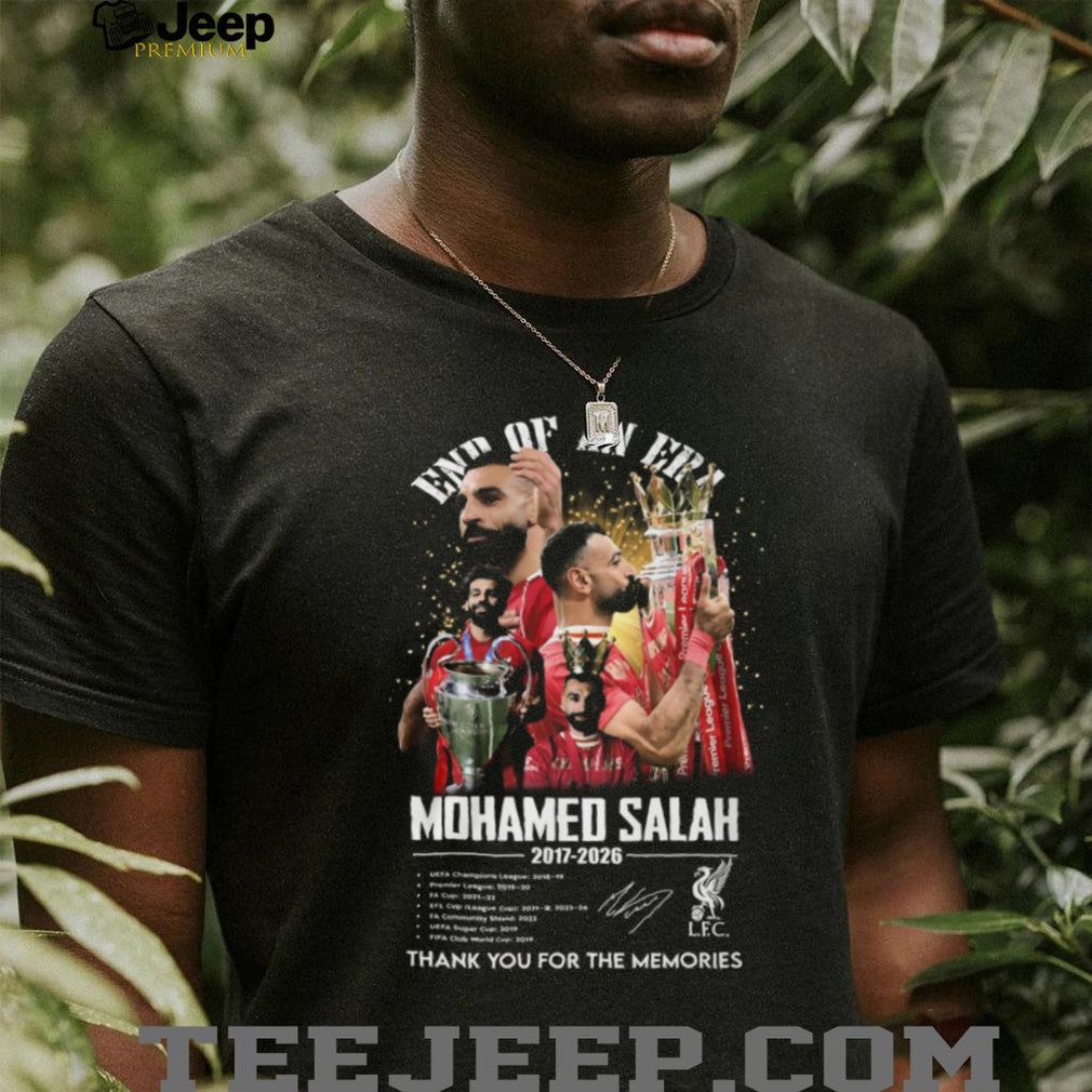 Mohamed Salah End of An Era Liverpool 2017 2026 Tribute T Shirt