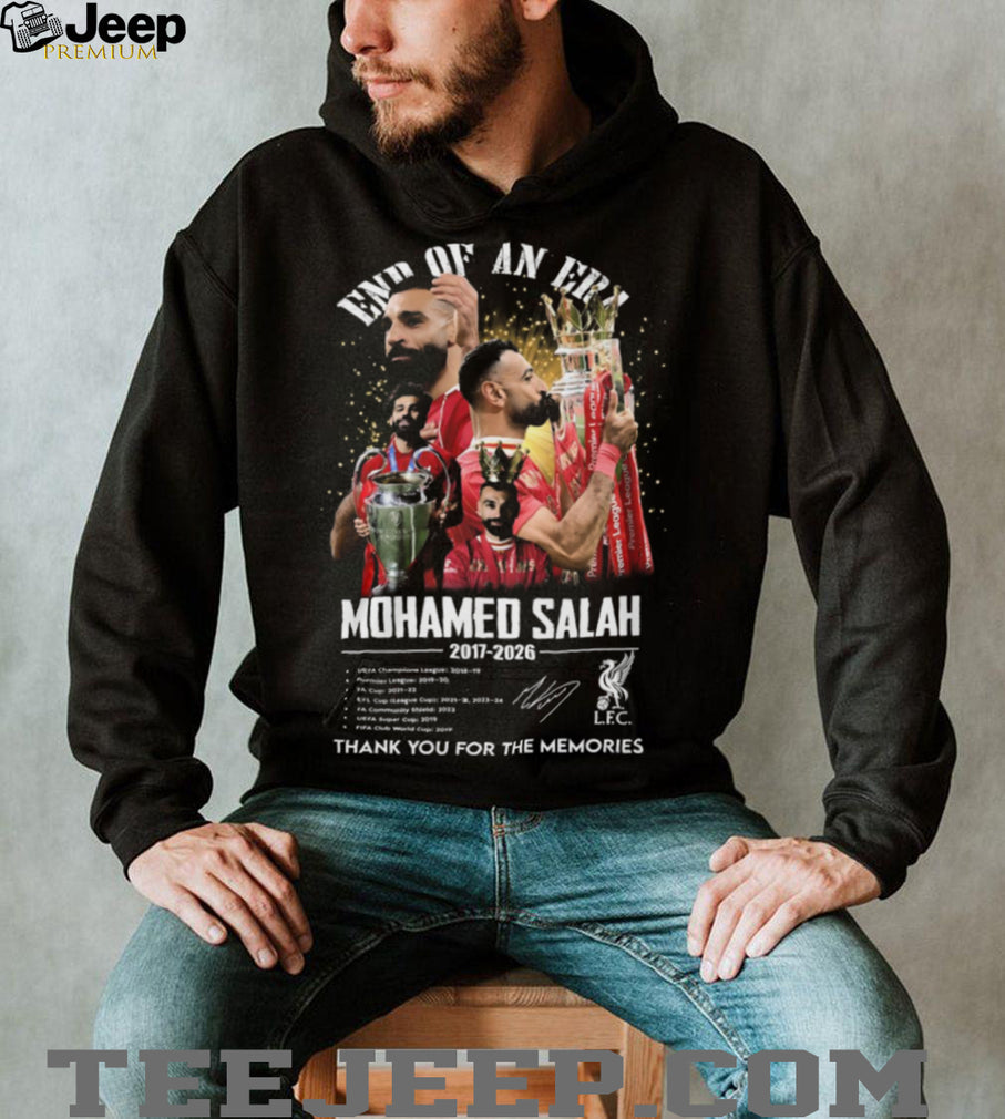 Mohamed Salah End of An Era Liverpool 2017 2026 Tribute T Shirt