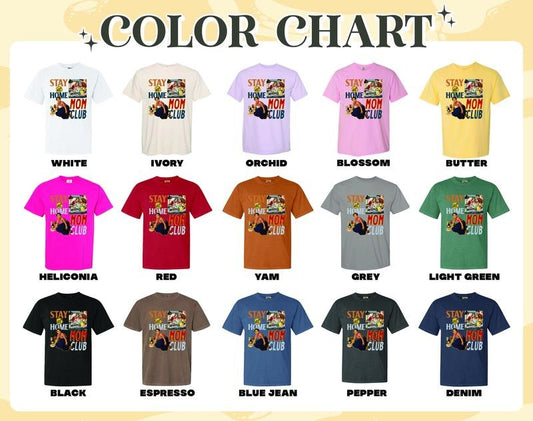 Mom Club Comfort Color Shirt, Stay at Home Moms Club Shirt, Mom Club Sweats, Gift for Mom, Mothers Day Shirt, Mothersday Tshirt, Stay at Home Mom