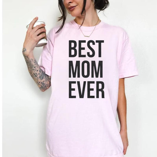 Mom Gift Ideas, B*st Mom Ever Shirt, Mothers Day Gift, Funny Shirt For Moms, Mum Shirt Funny, Unisex Short Sleeve Tee, Casual Clothing