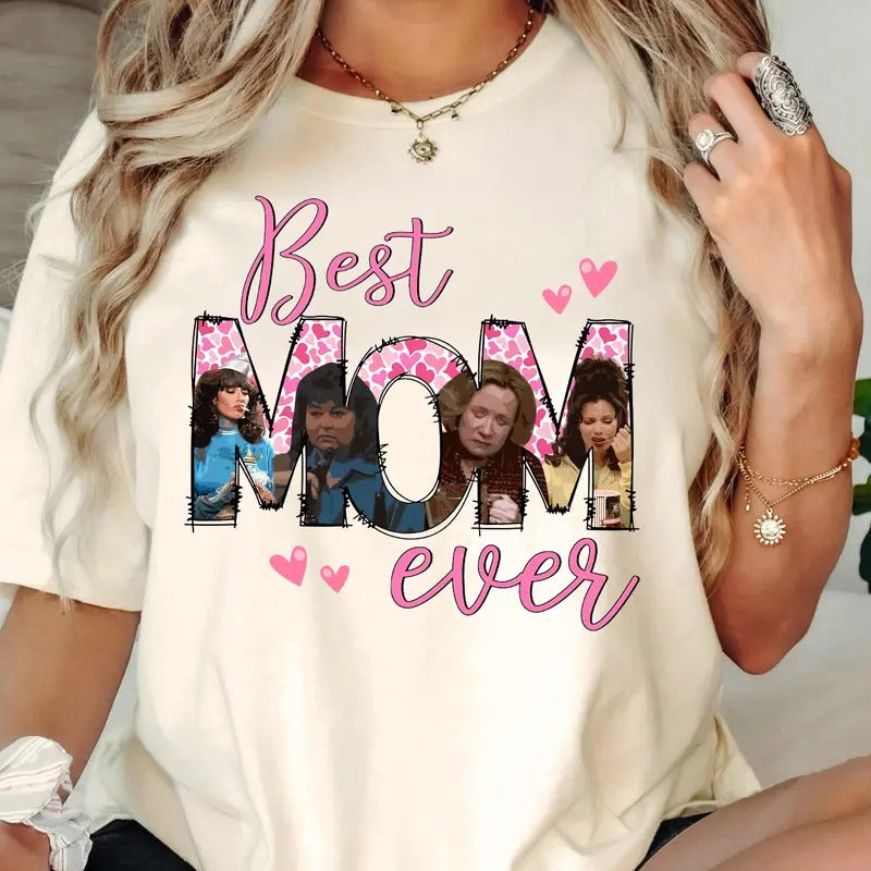 Mom Vibes T-Shirt, Best Mom Ever Shirt T-Shirt, Cool Moms Club T-Shirt, Funny Mom Shirts, Mother's Day Gift, Cool Mom Gifts