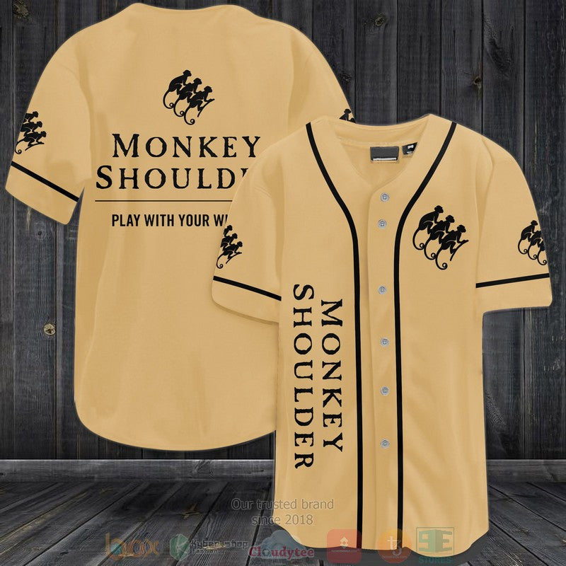 Monkey Shoulder Premium Blended Malt Scotch Whisky Baseball shirt