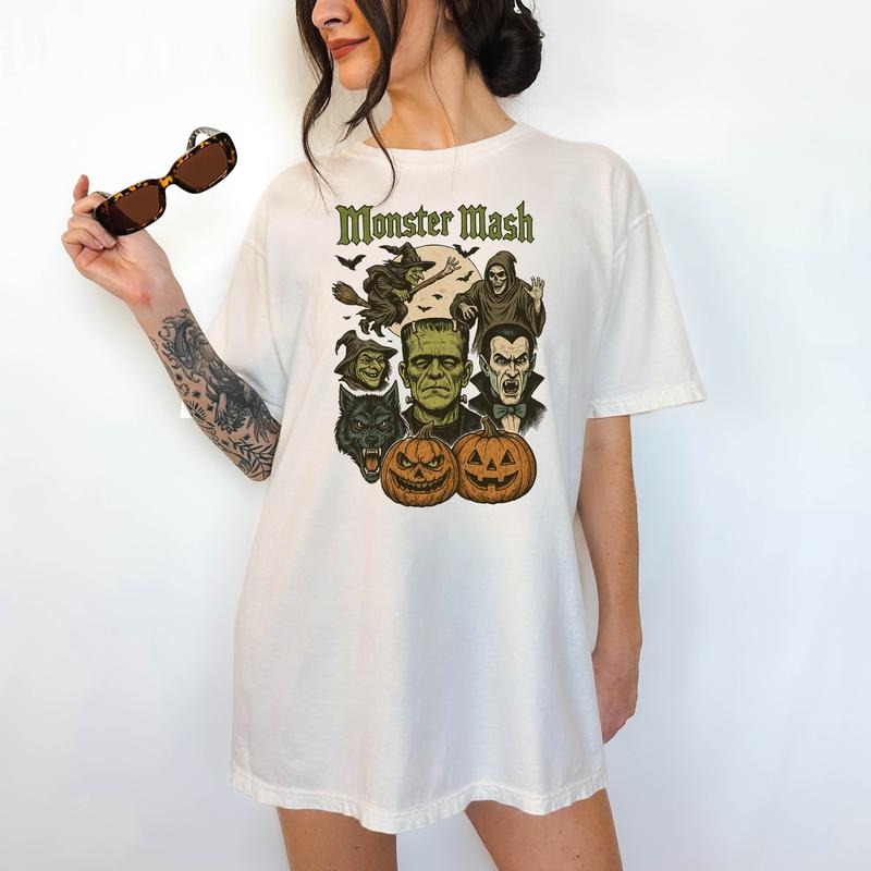 Monster Mash -  T-Shirt, Unisex T-Shirt, Funny Tee, Comfortable Shirt,  Hallowen Theme