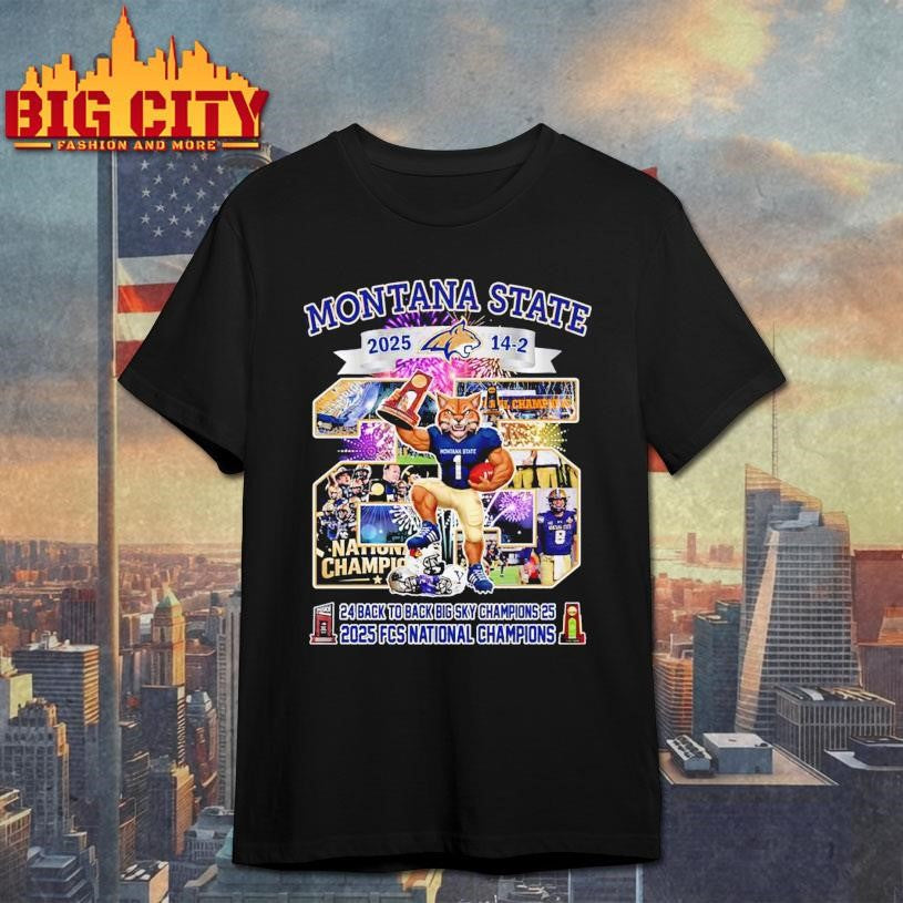 Montana State 2025 FCS National Champions Winner Shirt