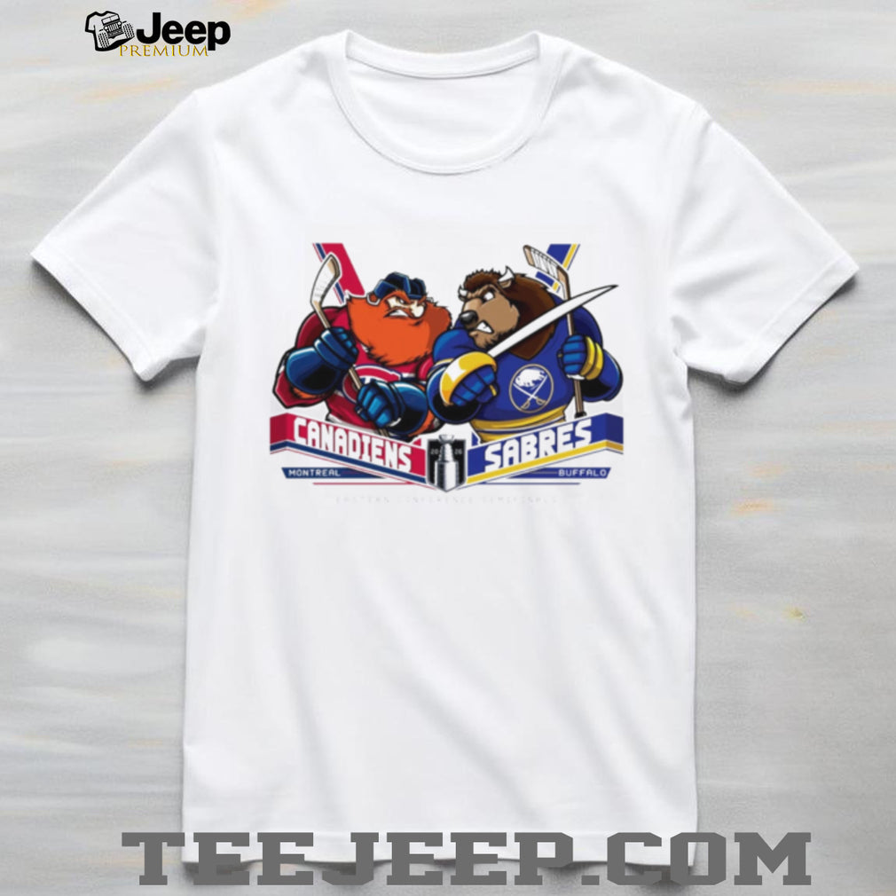 Montreal Canadiens vs Buffalo Sabres Eastern Conference Semifinals 2026 Retro Vintage Men Women Fans T Shirt