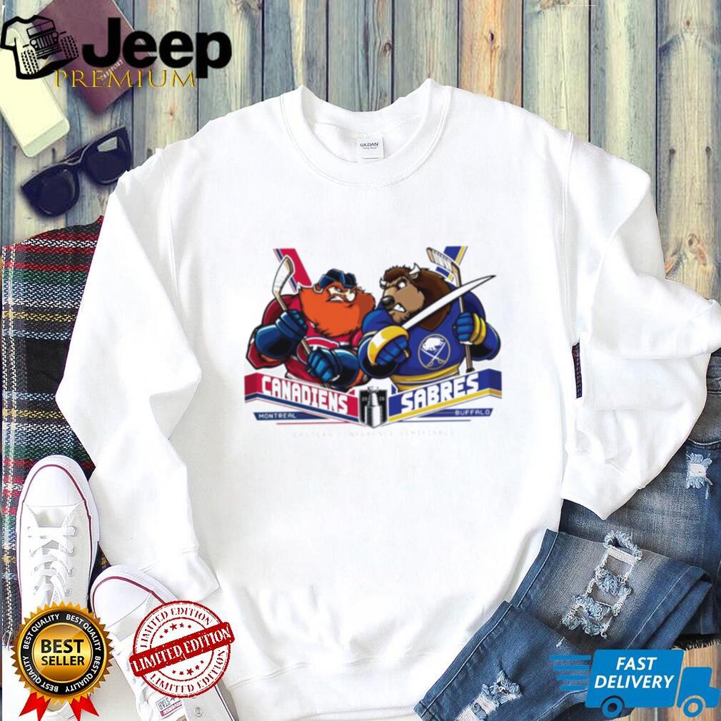 Montreal Canadiens vs Buffalo Sabres Eastern Conference Semifinals 2026 Retro Vintage Men Women Fans T Shirt