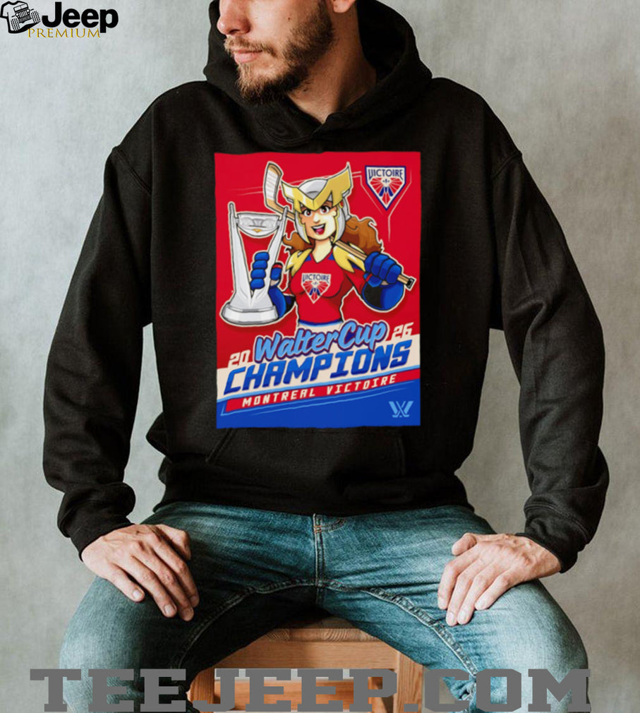 Montreal Victoire Walter Cup Champions 2026 T Shirt