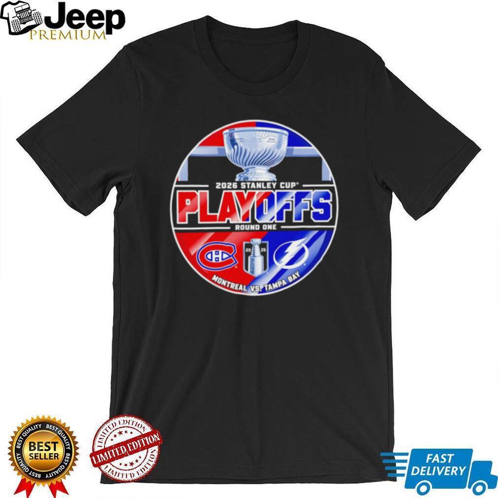 Montreal vs Tampa Bay 2026 Stanley Cup Playoffs Round 1 Matchup T Shirt